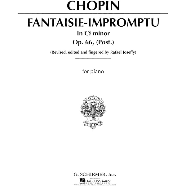 Chopin Fantasie-Impromptu: op. 66: Chopin, Frederic, Shevtsov, V